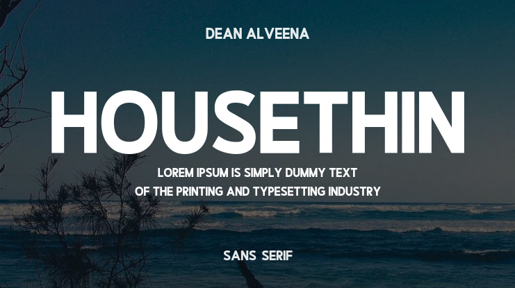 Housethin Font