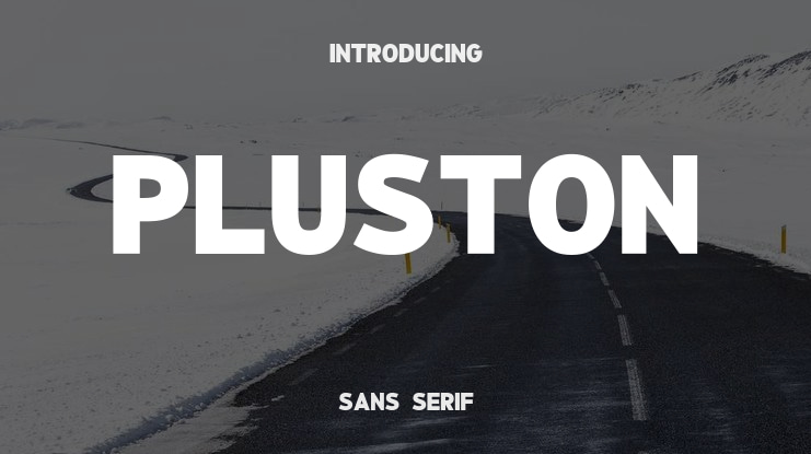Pluston Font