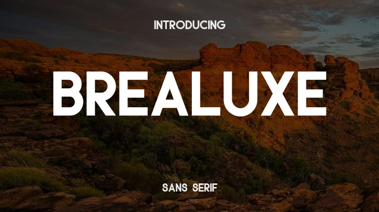 Brealuxe Font