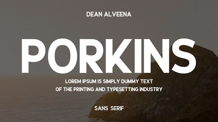 Porkins Font