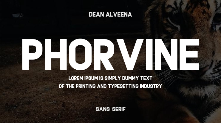 Phorvine Font