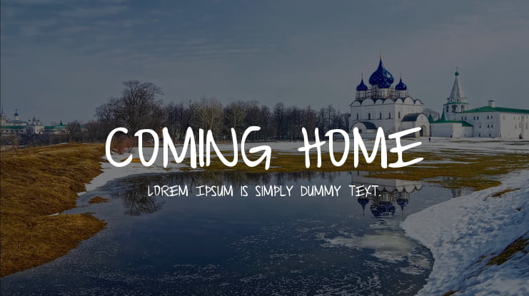 Coming Home Font