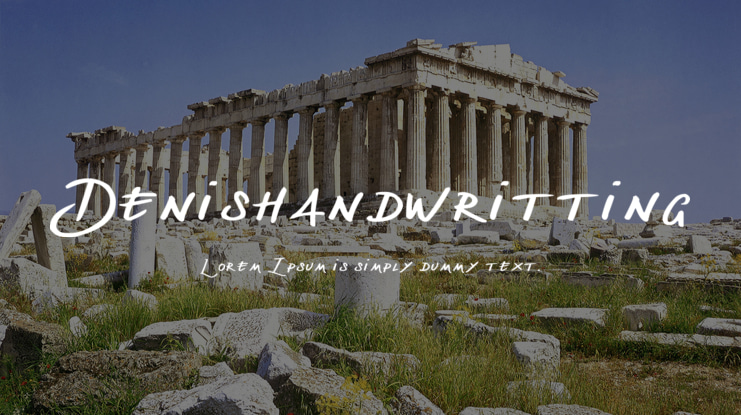 Denishandwritting Font