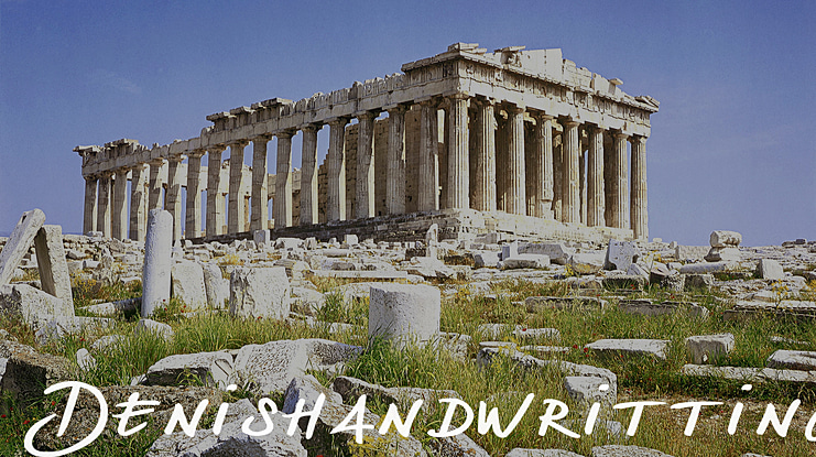 Denishandwritting Font