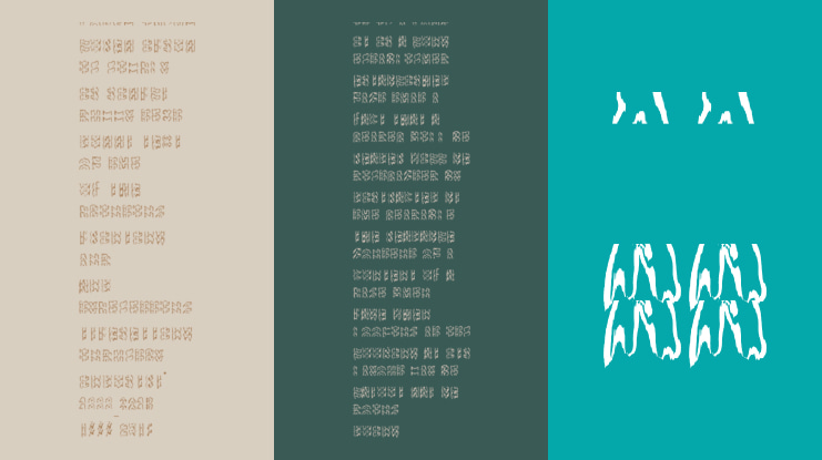 Novox Stacked Monogram Font