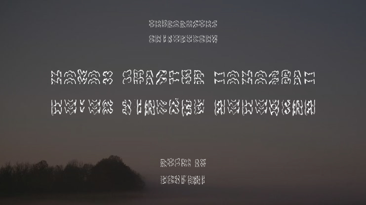 Novox Stacked Monogram Font