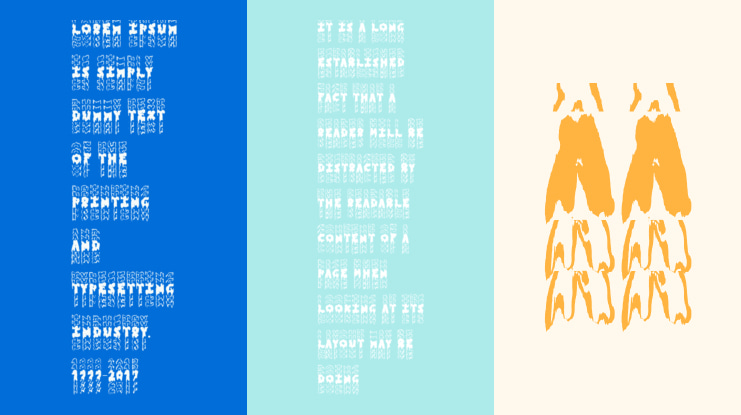 Novox Melted Stacked Font