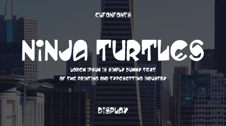 Ninja Turtles Font