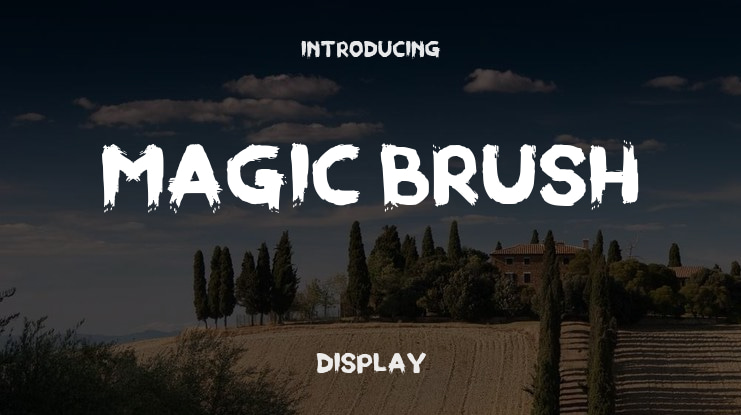 Magic Brush Font