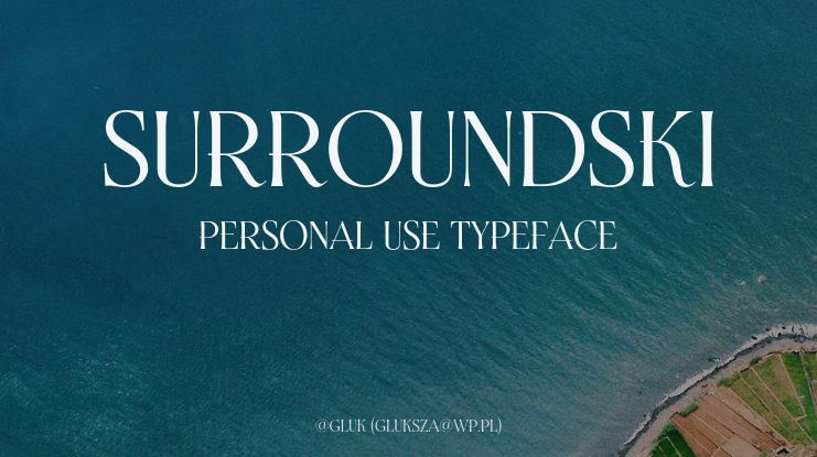 Surroundski PERSONAL use Font