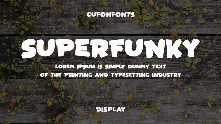 SUPERFUNKY Font