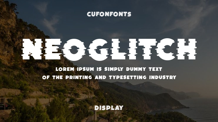 NEOGLITCH Font