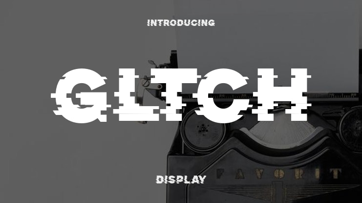 GLTCH Font