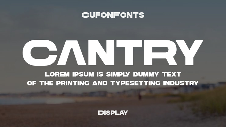 CANTRY Font