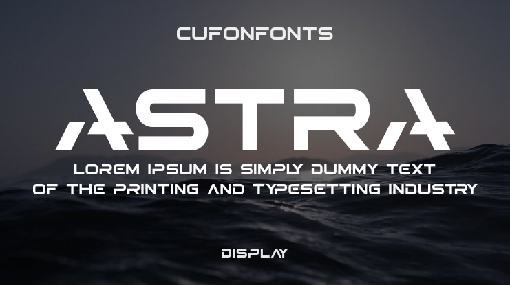 ASTRA Font