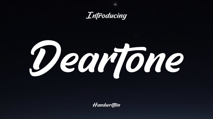 Deartone Font