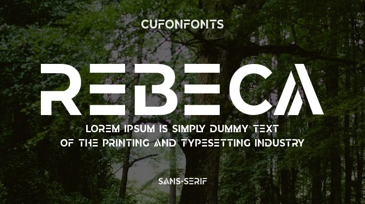REBECA Font