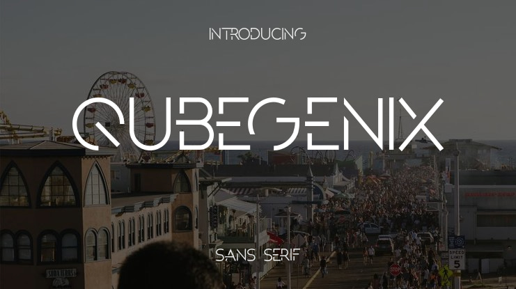 QubeGenix Font