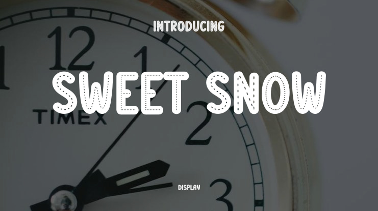 Sweet Snow Font