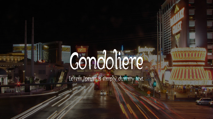Gondoliere Font