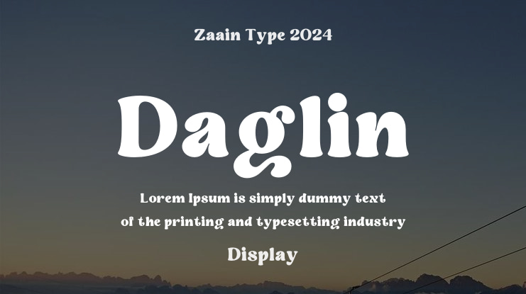 Daglin Font Family