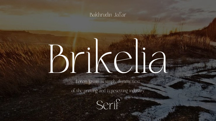 Brikelia Font