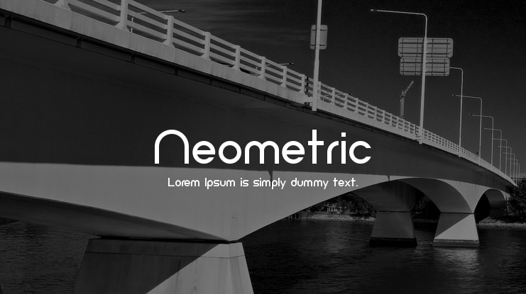 Neometric Font