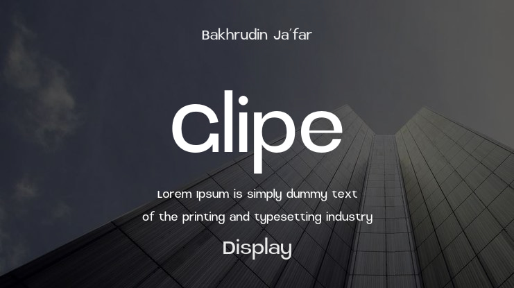 Glipe Font Family