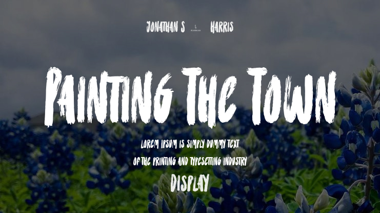 Painting The Town Font