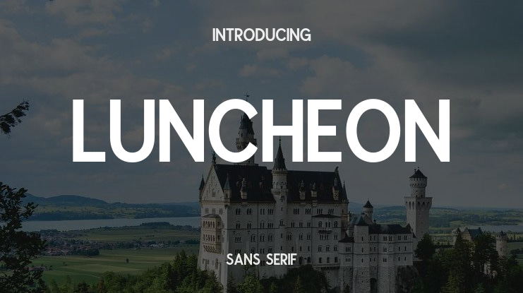 Luncheon Font