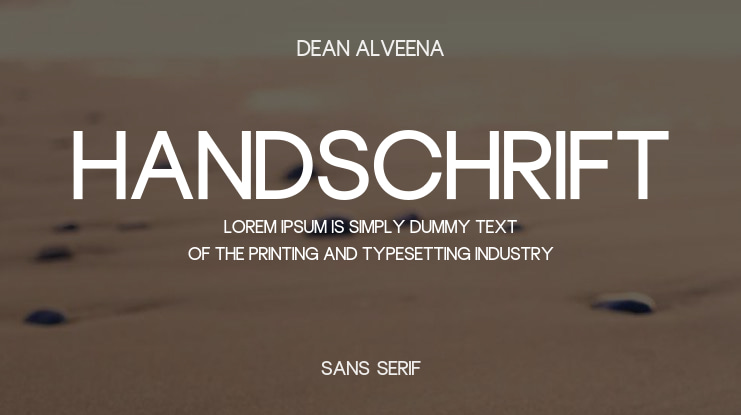 Handschrift Font