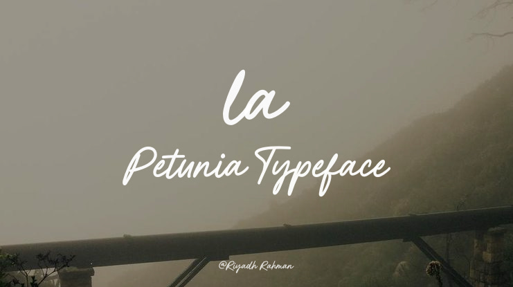 la Petunia Font