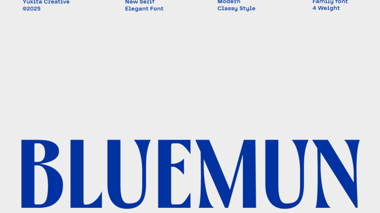Bluemun Timeless Serif Font