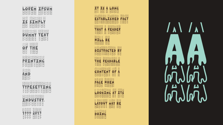 Novox Ghost Stacked Font