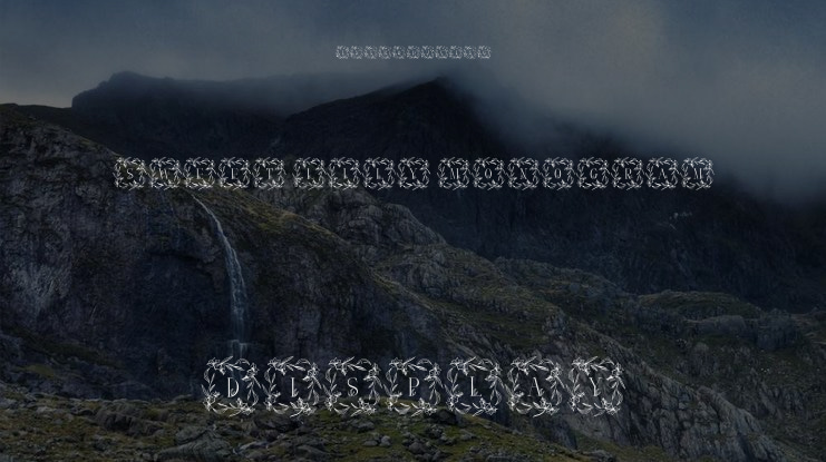 Sweet Lily Monogram Font