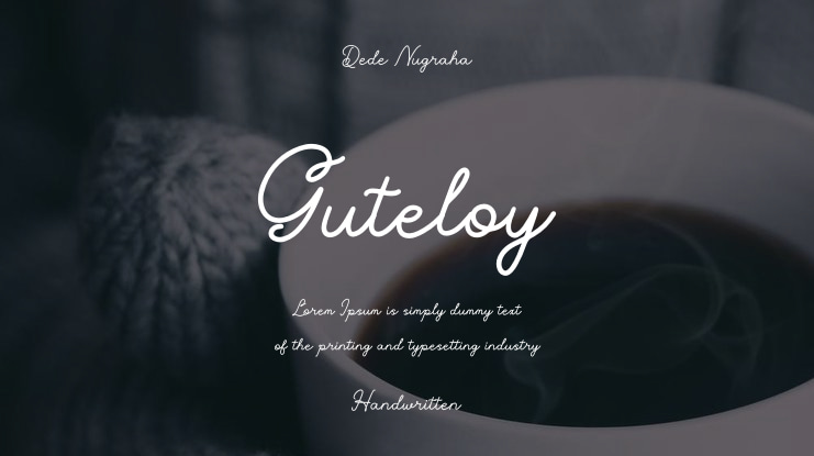 Guteloy Font