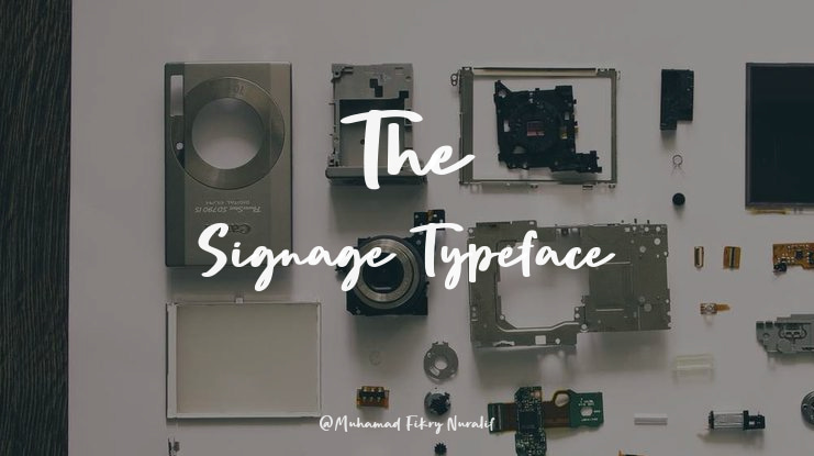 The Signage Font