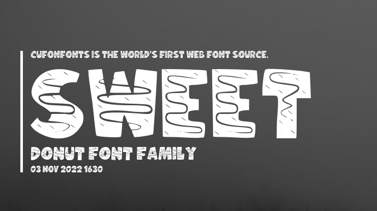 Sweet Donut Font