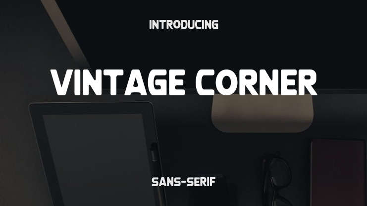 Vintage Corner Font