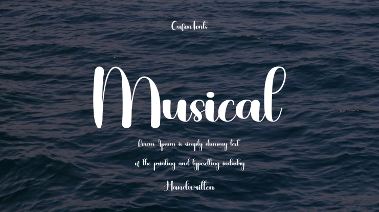 Musical Font