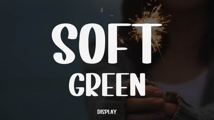 Soft Green Font