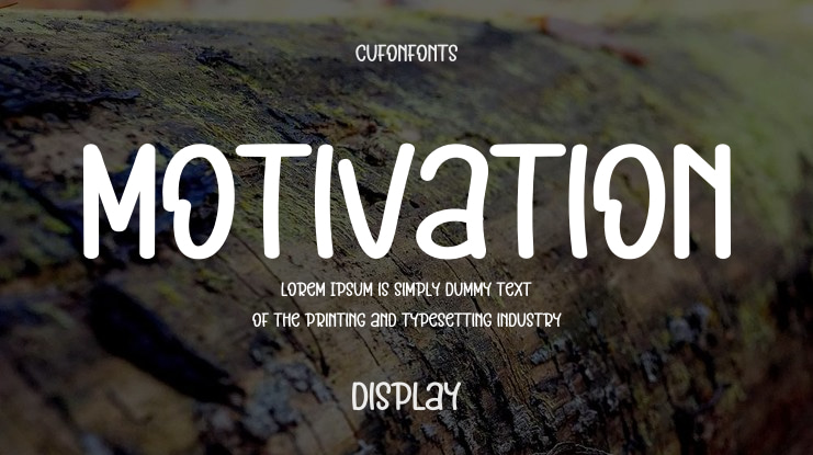 Motivation Font