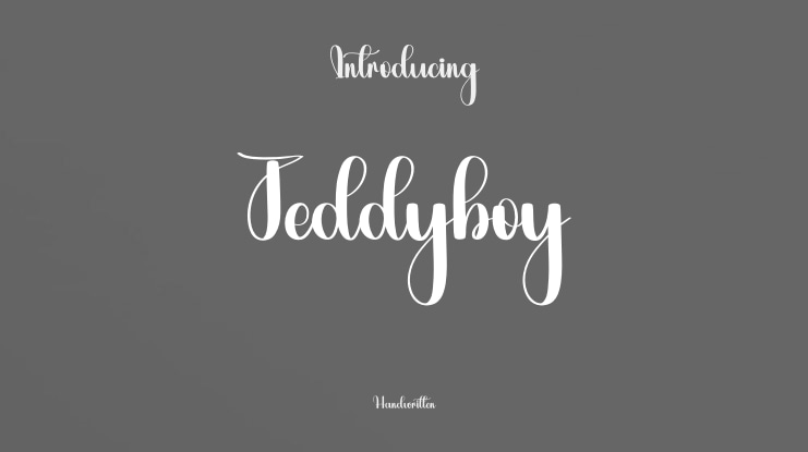 Teddyboy Font