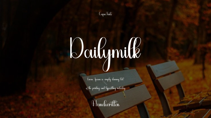 Dailymilk Font