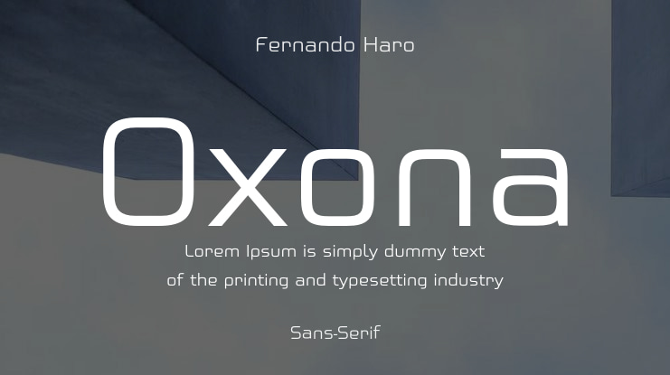 Oxona Font Family