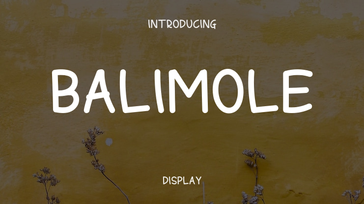 Balimole Font