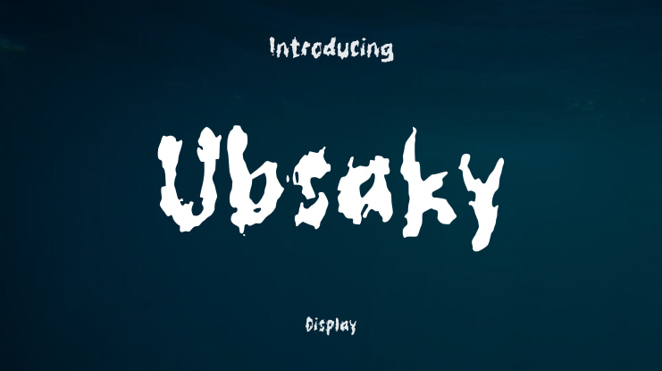 Ubsaky Font