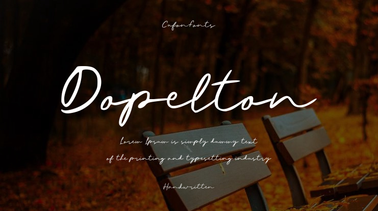 Dopelton Font