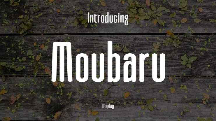 Moubaru Font