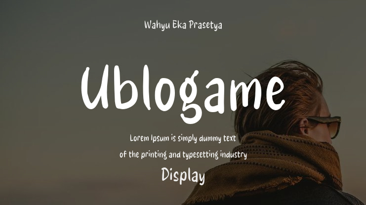 Ublogame Font